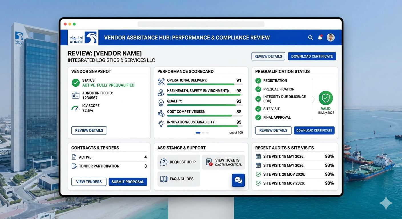 ADNOC Approval &mdash; engagement context